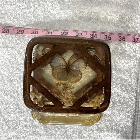 Vintage  Lucite Butterfly Napkin Holder Letter Holder - Picture 13 of 13